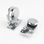 Frameless Glass Door Hinge Display Wine Cabinet 180 Degree Window Door Round Hinge - Image 4