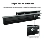 2pcs /Set Retractable Folding Microwave Oven Bracket Carbon Steel Kitchen Shelf - Image 8