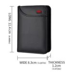 Men Leather Wallet Multi-position Card Holder Vertical ID Card Bag Mini Purse - Image 4