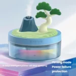 Givelong Mini Portable Landscape Humidifier Plant Pot Hydrator Mister USB Car Spray Aromatherapy Diffuser - Image 5