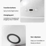 Humidifier USB Large Mist Volume Ambient Light Home Car Aromatherapy Humidifier Decoration Ornament - Image 10