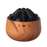 Simulated Charcoal Fire Ambient Night Light Humidifier USB Large Mist Flame Humidifier - Image 3