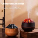 Simulated Charcoal Fire Ambient Night Light Humidifier USB Large Mist Flame Humidifier - Image 4