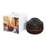 Simulated Charcoal Fire Ambient Night Light Humidifier USB Large Mist Flame Humidifier - Image 10