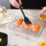 Air Fryer Accessories Set Airfryer Mold Liner Reusable Oven Grill Baking Rack - Image 3