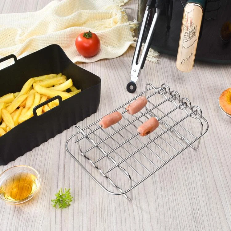 TBD06058967_B3.webp Air Fryer Accessories Set Airfryer Mold Liner Reusable Oven Grill Baking Rack - Image 4