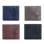 BULL CAPTAIN 038 RFID Anti-Theft Top Layer Cowhide Casual Wallet Driver ID Card Slot Wallet - Image 2