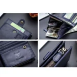 BULL CAPTAIN 038 RFID Anti-Theft Top Layer Cowhide Casual Wallet Driver ID Card Slot Wallet - Image 5