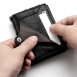 Dibaoleiou Men Anti-Theft Chain Wallet Retro Money Purse Driver License Card Bag Zipper Coin Purse - Image 8