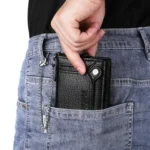 Dibaoleiou Men Anti-Theft Chain Wallet Retro Money Purse Driver License Card Bag Zipper Coin Purse - Image 10