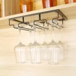 Upside Down Hanging Wine Cup Holder Cabinet Goblet Bracket Hanging Wine Glass Holder