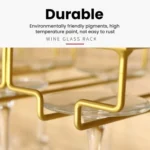 Upside Down Hanging Wine Cup Holder Cabinet Goblet Bracket Hanging Wine Glass Holder - Image 6