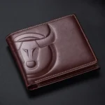 BULL CAPTAIN 0203 RFID Anti-theft Top-layer Cowhide Multiple Card Slots Wallet