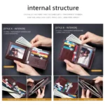 BULL CAPTAIN 0203 RFID Anti-theft Top-layer Cowhide Multiple Card Slots Wallet - Image 4