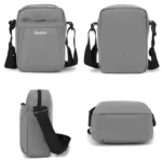 Dibaoleiou Lightweight Multifunction Mobile Phone Bag Men Casual Canvas Bag Shoulder Small Backpack - Image 5