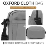 Dibaoleiou Lightweight Multifunction Mobile Phone Bag Men Casual Canvas Bag Shoulder Small Backpack - Image 10