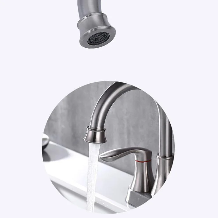 TBD06059021_B3.webp Dual Handle Two-Hole Bathroom Sink Faucet for Undermount Basin Separate Hot/Cold Water Controls - Image 4