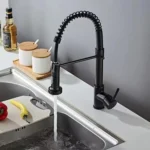 Kitchen Pull Down Spring Faucet Dual Mode Water Outlet Hot/Cold Water Mixer Tap - Image 3