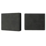 DEABOLAR Men Short Wallet Zipper Simple Soft Leather Purse Card Bag Student Retro Leather Wallet - Image 3