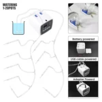 Smart Dual Pump Automatic Watering System 20 Drip Emitters Kit For Garden Plants - Battery/Electric Powered - Image 4