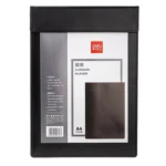 Deli  64506 A4 PU Magnetic Clipboard Writing Board File Folder for Office, Hotel, Meetings, Signing Documents