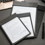 Deli  64506 A4 PU Magnetic Clipboard Writing Board File Folder for Office, Hotel, Meetings, Signing Documents - Image 2