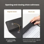 Deli  64506 A4 PU Magnetic Clipboard Writing Board File Folder for Office, Hotel, Meetings, Signing Documents - Image 4