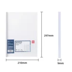 Deli 10pcs /Pack 5854 A4 Lever Arch File Binder With 9mm Spine Width - Holds Up To 80 Sheets - Image 8