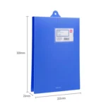 Deli 5333 A4 Hangable Clipboard File Folder With Clip Space-Saving Document Holder - Image 5