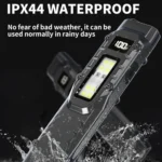 Mini Portable Self-Defense Three-Light Source Flashlight With Pen Clip - Image 12