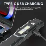 Mini Portable Self-Defense Three-Light Source Flashlight With Pen Clip - Image 6