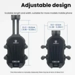 Motorcycle Rearview Mirror Mount Aluminum Alloy Shock-absorbing Mobile Phone Holder - Image 7