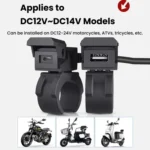 WUPP 2 in 1 QC3.0 Waterproof PD Fast Charging Motorcycle Mobile Phone USB Charger - Image 10