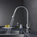 Pull-Out 3 Modes Kitchen Faucet Hot/Cold Water Mixer Tap With Base - Image 2