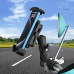 Motorcycle Shock-absorbing Rotatable 3-claw Mobile Phone Holder - Image 10