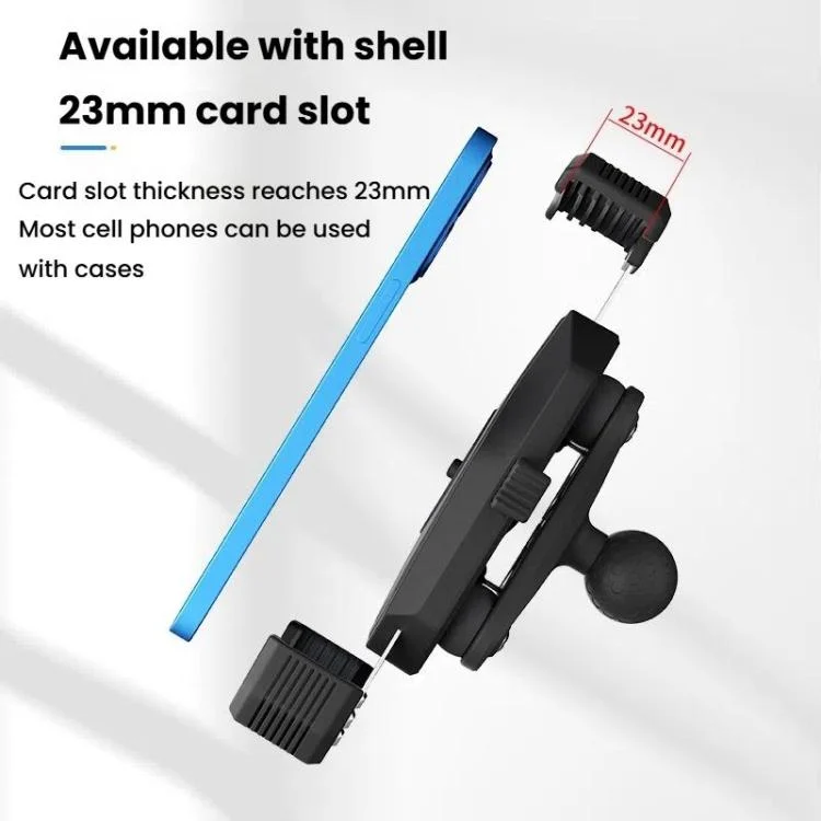 TBD06059112_B2.webp Motorcycle Shock-absorbing Rotatable 3-claw Mobile Phone Holder - Image 3