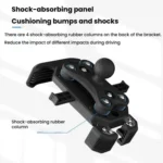 Motorcycle Shock-absorbing Rotatable 3-claw Mobile Phone Holder - Image 4