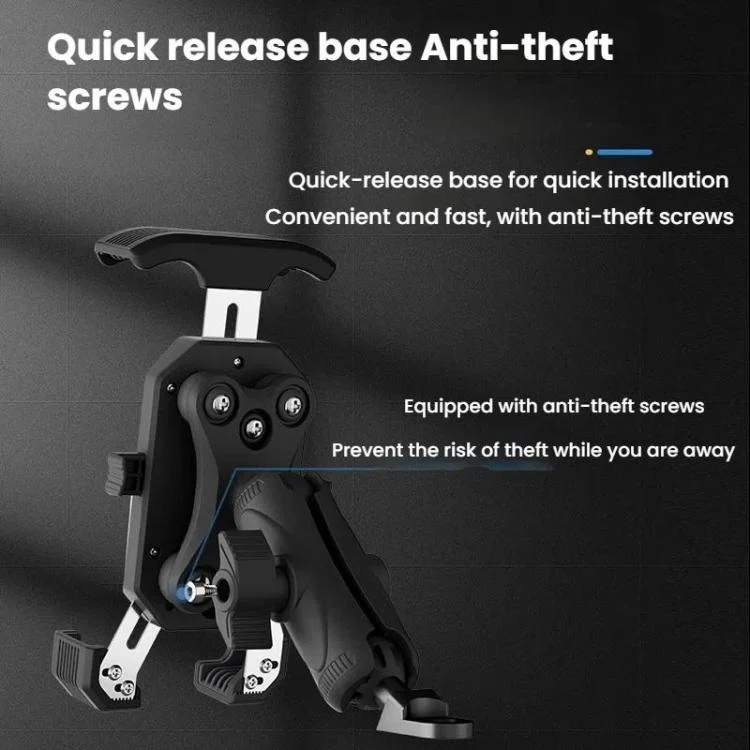 TBD06059112_B6.webp Motorcycle Shock-absorbing Rotatable 3-claw Mobile Phone Holder - Image 7