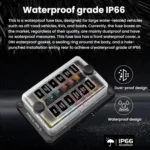 One In And One Out 12-Way Fuse Box LED Indicator With Sticker - Image 12