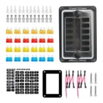 One In And One Out 12-Way Fuse Box LED Indicator With Sticker - Image 5
