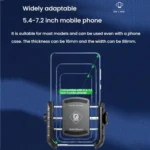 Kewig Motorcycle Bicycle Non-Blocking Mobile Phone Camera Navigation Bracket - Image 3