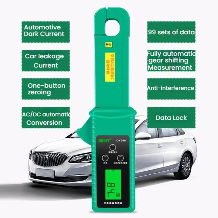 TBD06059160_4.webp DUOYI Car Leakage Current Clamp Meter DC Tester - Image 5
