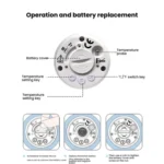 Crab Shape Digital Thermometer Baby Bath Water Thermometer - Image 7
