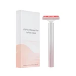 Red Light Facial Wand Eye Neck Massager With Vibrating for Lifting, Dark Circle Reduction