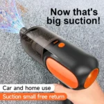 HD001 Portable Multifunctional Car Cordless Vacuum Cleaner Safety Hammer Suction Blower All In One Machine - Image 7