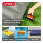 HD001 Portable Multifunctional Car Cordless Vacuum Cleaner Safety Hammer Suction Blower All In One Machine - Image 10