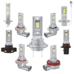 2pcs Mini 1:1 Direct Plug Car LED Headlight Bulb - Image 2