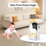 5 inch LCD Screen Auto Night Vision Baby Monitor - Image 2