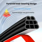 Three-layer Eight-hole Car Door Seam Waterproof Sealing Sound Insulation Strip - Image 5