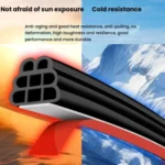 Three-layer Eight-hole Car Door Seam Waterproof Sealing Sound Insulation Strip - Image 6